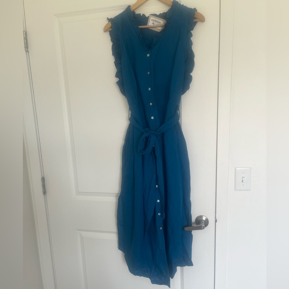 Sundance Button-Up Midi Dress